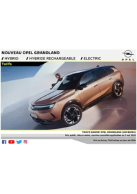 Prospectus Distributeur OPEL YVELINES AUTO SA BONNIERES-SUR-SEINE : Opel Nouveau Grandland