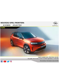Prospectus Distributeur OPEL EUDOISE AUTOMOBILE EU : Opel Nouveau Frontera