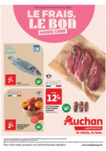 Prospectus Auchan Supermarché : Le frais, le bon moins cher