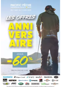 Prospectus Pacific Pêche ANGOULEME - CHAMPNIERS   : Les offres anniversaire -60%