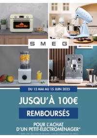 Prospectus Copra VILLEFRANCHE LAURAGAIS : Smeg vous rembourse jusqu'à 100 €