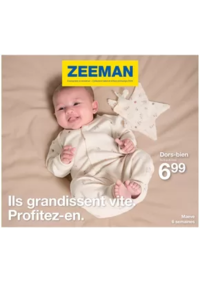 Prospectus Zeeman Friville Escarbotin : Ils grandissent vite. Profitez-en