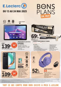 Prospectus E.Leclerc FOIX : BONS PLANS MAI- Fête des Mères