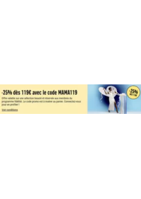 Prospectus Galeries Lafayette Dijon : -25% dès 119€ avec le code MAMA119