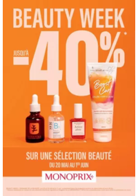 Prospectus Monoprix PARIS 71 rue Saint Antoine : Beauty Week
