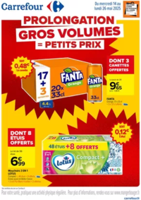 Prospectus Carrefour Express Tramayes : LES GROS VOLUMES = LES PETITS PRIX A SAISIR