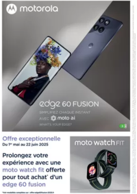 Prospectus MDA CARCASSONNE : Montre Moto Watch Fit offerte