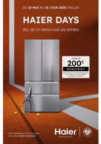 Prospectus Copra BETHUNE : Haier vous rembourse jusqu'à 200€