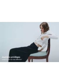 Prospectus Claudie Pierlot PARIS Abbesses : JOURNÉES PRIVILÈGES JUSQU'À -40% SUR UNE SÉLECTION