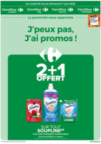 Prospectus Carrefour Express Versailles : J'PEUX PAS, J'AI PROMOS DU 20 MAI AU 01 JUIN !