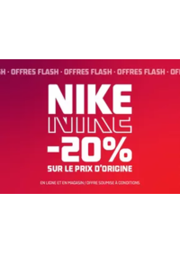 Prospectus Foot Locker Saint-Denis : Nike -20% sur le prix d'origine