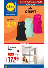 Prospectus Lidl FRONTIGNAN : Equipez-vous pour faire du sport chez Lidl : qualité, confort et style à petits prix