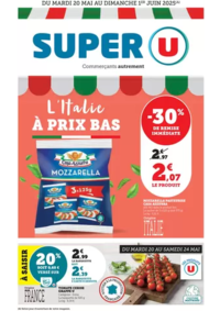 Prospectus Super U AIGUES MORTES : Spécial Italie