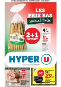 Prospectus Hyper U LA ROCHE SUR YON : Spécial Italie