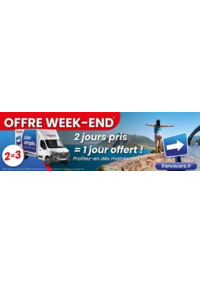 Prospectus France Cars Toulouse : 2 jours pris = 2 jour offert !