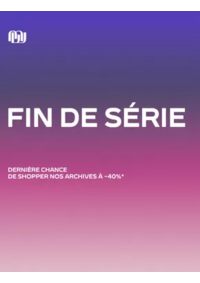 Prospectus Minelli La Valette-du-Var : Fin de série
