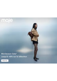 Prospectus Maje NANTES : Jusqu’à -40% sur la sélection