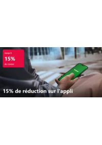 Prospectus Europcar TAVERS : Ce week-end, partez où vous voulez… avec jusqu’à 15 % de réduction sur votre véhicule via l’appli. L