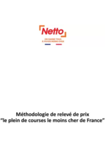 Prospectus Netto : Méthodologie de relevé des prix
