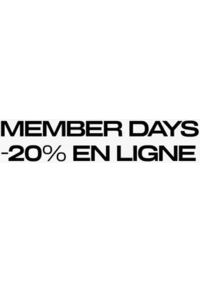 Prospectus H&M Moulins sur Allier : Members days -20% en ligne