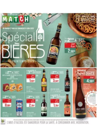 Prospectus Supermarchés Match Calais Pl d'Armes : Spécial BIÈRES