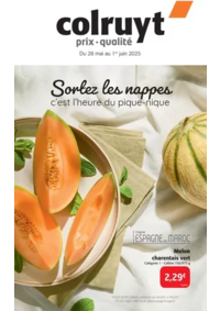 Prospectus Colruyt : Sortez les nappes, c’est l’heure du pique-nique.