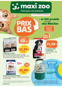 Prospectus Maxi zoo La Roche sur Yon : Maxi Zoo, tout pour vos animaux - Prix Bas