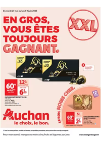 Prospectus Auchan SCHWEIGHOUSE SUR MODER : XXL : En gros, vous êtes toujours gagnant