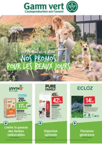Prospectus Gamm vert CHAUVIGNY : NOS PROMOS POUR LES BEAUX JOURS