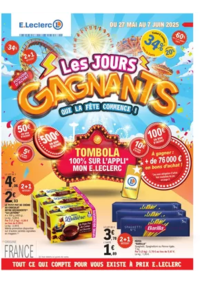 Prospectus E.Leclerc SAINT MAGNE DE CASTILLON : DEPENSER MOINS 10 GV - MIXTE