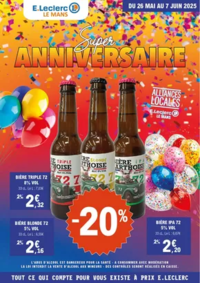 Prospectus E.Leclerc LE MANS : Prospectus anniversaire