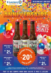 Prospectus E.Leclerc ALLONNES : ANNIVERSAIRE
