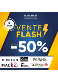 Prospectus Pacific Pêche LE MANS - LA CHAPELLE ST AUBIN : Vente Flash 100% Carpe