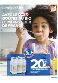 Prospectus Cora MOLSHEIM : Avec le Club, goûtez au bio le moins cher de France