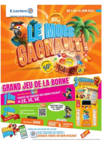 Prospectus E.Leclerc SURGERES : LE MOIS GAGNANT 3 (EX DM11)
