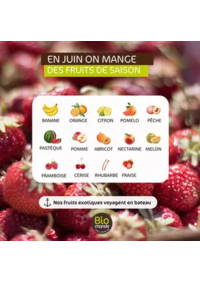 Prospectus Biomonde Clermont l’Héraut : Juin fruits & legumes