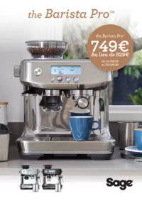 Prospectus BeDigital Toulouse : SAGE PROMO BARISTA PRO