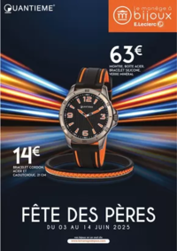 Prospectus Le Manège à Bijoux E.Leclerc DAX : FETE DES PERES