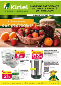 Prospectus Kiriel RIOM ES MONTAGNE : Eté saveur, prix en douceur !