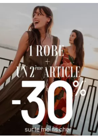 Prospectus Bréal Provins : 1 robe + un 2ème article = -30%* sur le moins cher femme