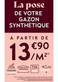 Prospectus Saint Maclou Amiens (Glisy) : Saint Maclou, expert en pose de gazon synthétique !