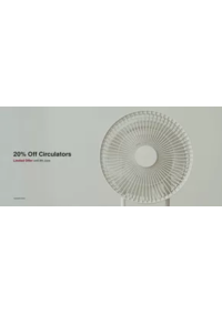 Prospectus Muji Saint-Sulpice B : Fans & Air Circulators