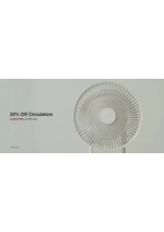 Prospectus Muji : Fans & Air Circulators