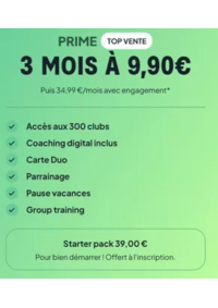 Prospectus Keep CoolMARIGNANE : 3 MOIS À 9,90€