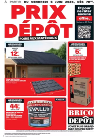 Prospectus Brico Dépôt MONTBELIARD : Foire aux matériaux !