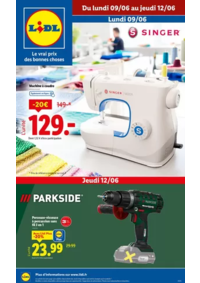Prospectus Lidl SERVIAN : Cuisine, salle de bain, matériels créatifs… Équipez-vous chez Lidl à petits prix !