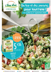 Prospectus L'Eau Vive ANNEMASSE : Catalogue Juillet Aout 2025