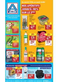 Prospectus Aldi Nemours : Nos apéritifs jusqu'à -50% sur le 2ème