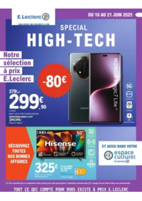 Prospectus Espace culturel E.Leclerc LE BLANC MESNIL : E.Leclerc Espace Culturel HIGH-TECH JUIN