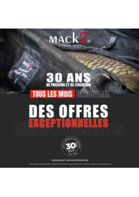 Prospectus Pacific Pêche MONTBELIARD - VOUJEAUCOURT  : Ce mois-ci découvrez une NOUVELLE sélection de produits de la marque Mack2 à un prix EXCEPTIONNEL !